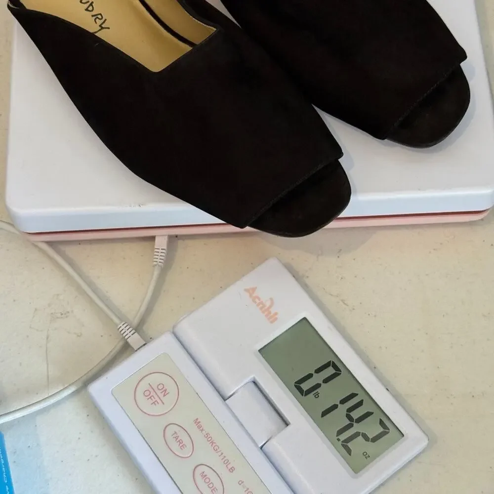 Vtg Y2K Chinese Laundry Womens Marilyn Mules Size 9 Suede Heels Minimalist 90s - Picture 10 of 10